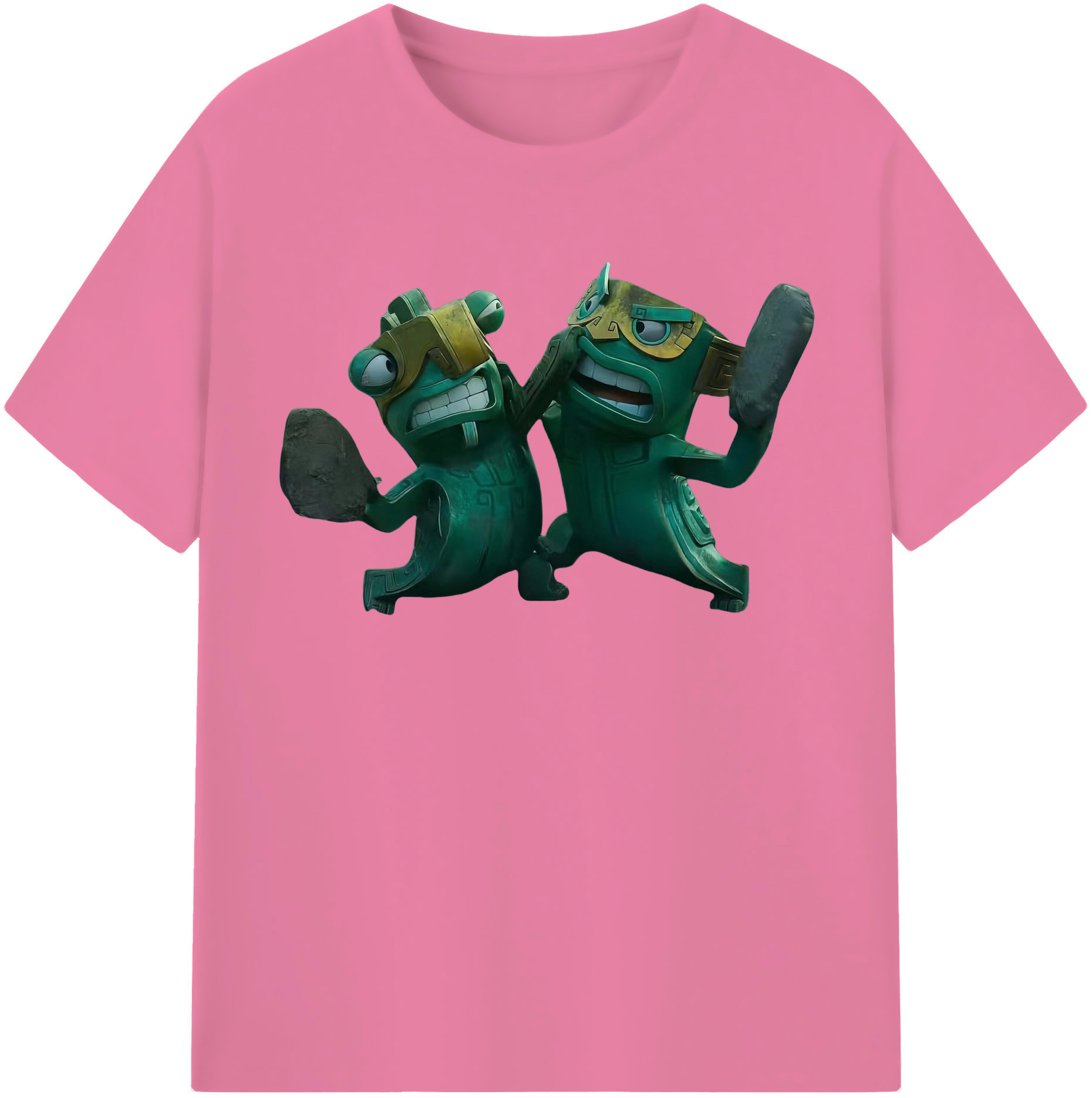 （画像用） Ne Zha 2 ナタ 魔童の大暴れ 綿100％半袖Tシャツ（フロントプリント）